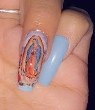 Virgen Mary Nail Wraps