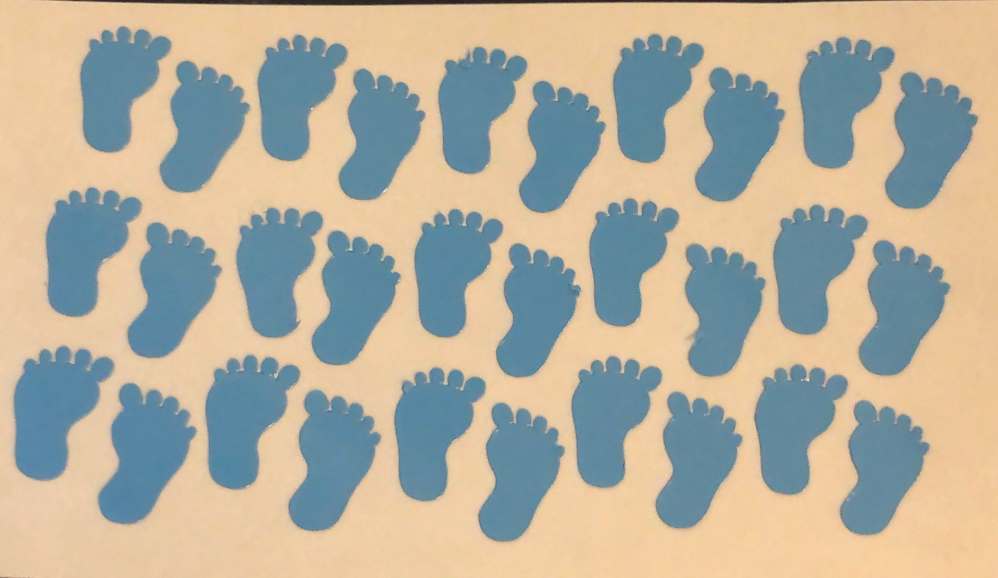 Blue baby feet