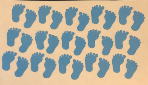 Blue baby feet