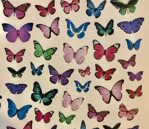 Colorful butterflies 1/2 size