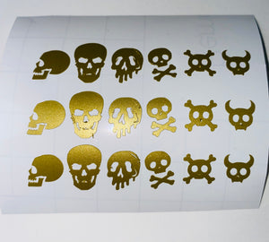 Skulls Stencil Accents