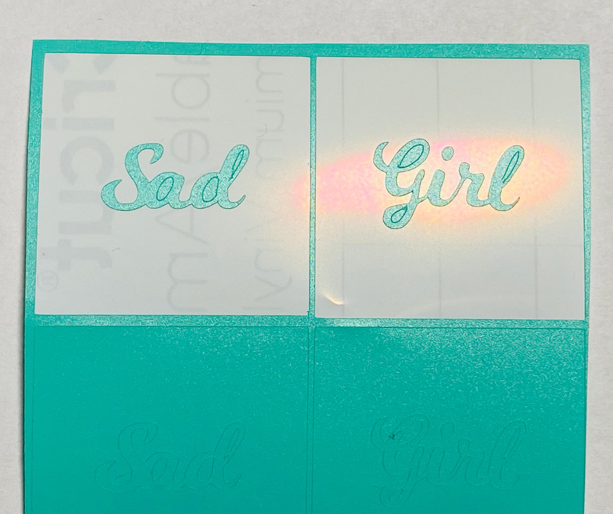 Sad Girl Stencils