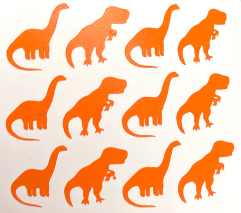 Orange Dinosaurs