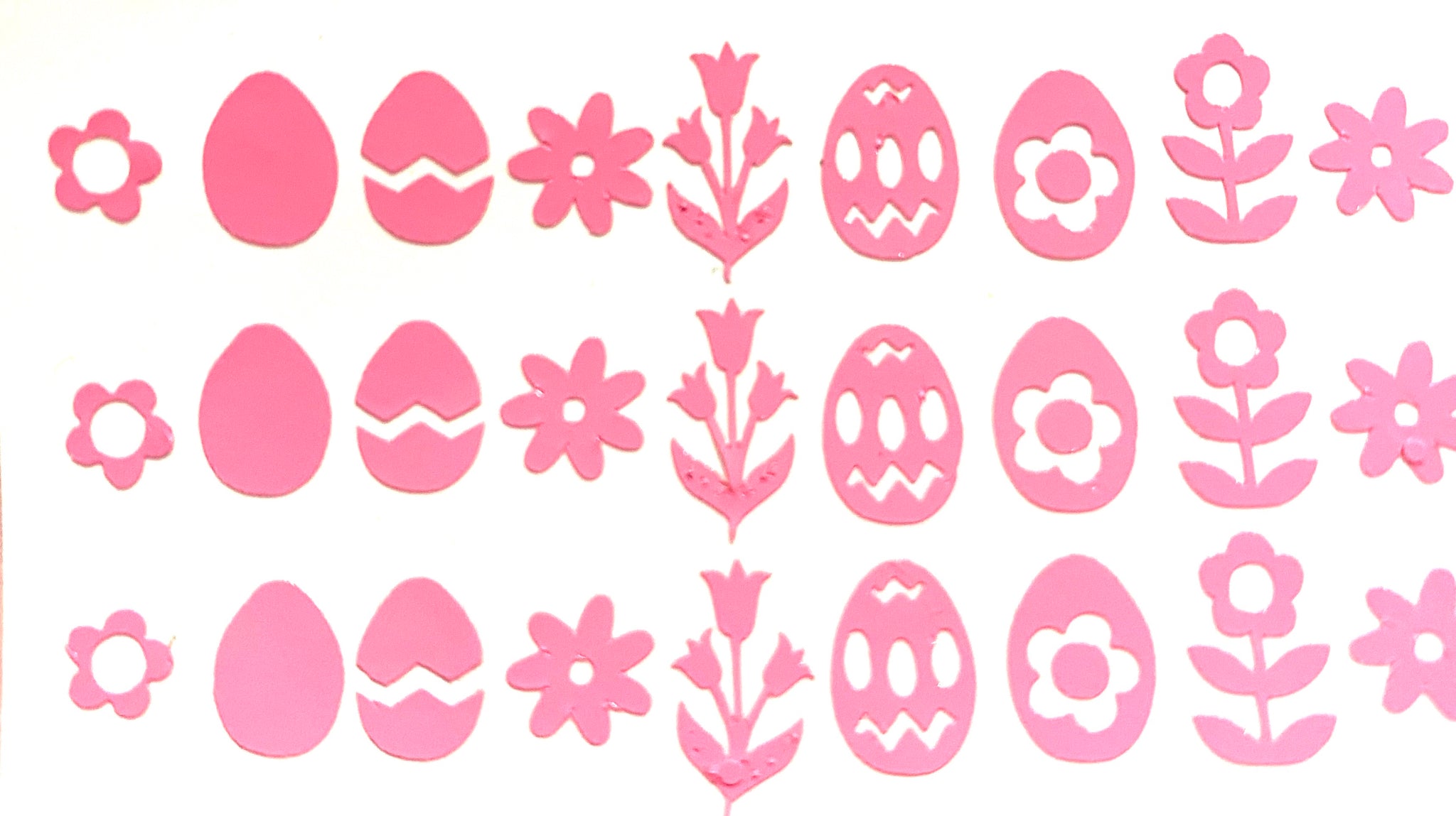 Pink Easter Decals