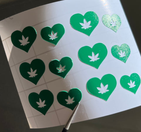 420 Heart Accents
