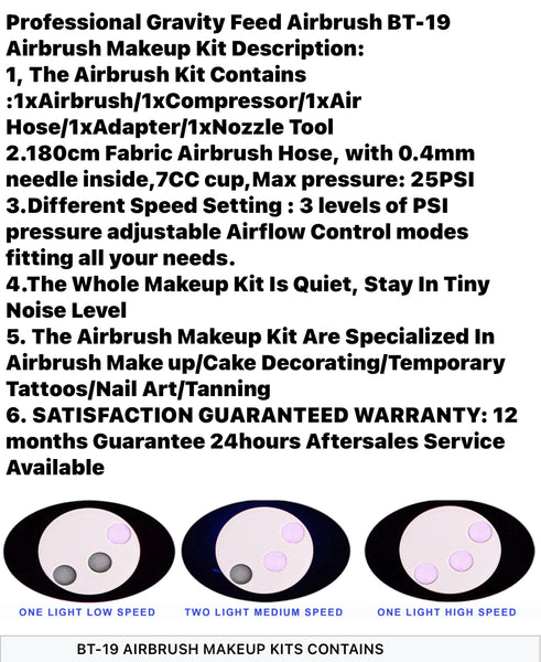 Airbrush Machine/Compressor (White)