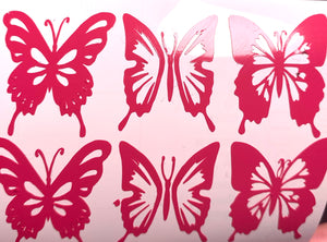 Butterflies Hot Pink