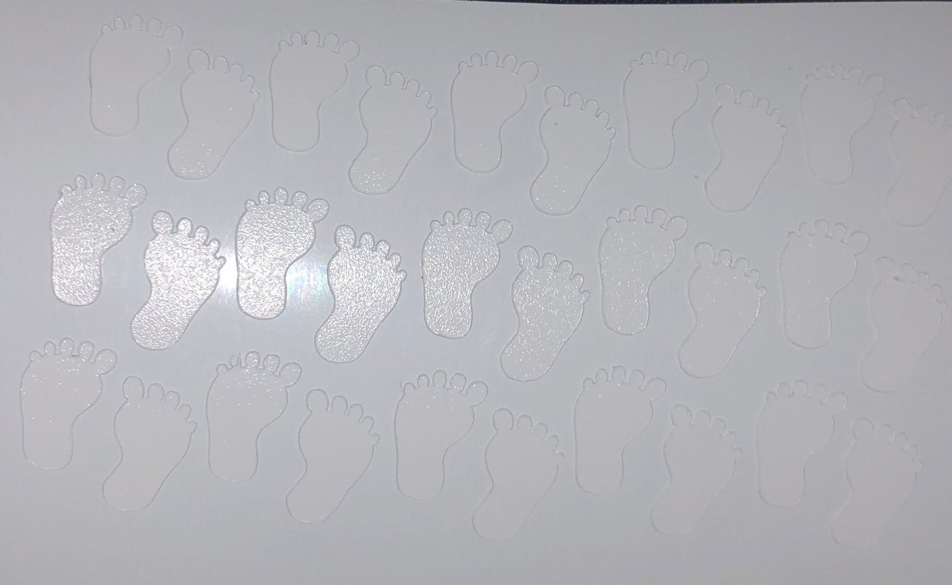 White baby feet